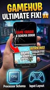 GAMEHUB Emulator Crash & Black Screen 99% FIX! 😱 (Processor Schema Guide)