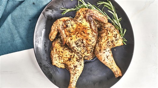 Herb-Roasted Spatchcock Chicken