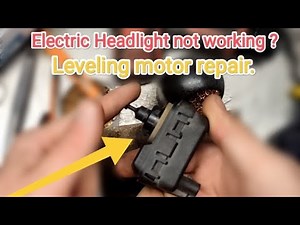 Electric Headlight Repair | leveling motor repair