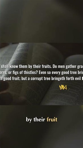 Good Fruit or Corrupt Tree? Bible Verse Explains! #shorts