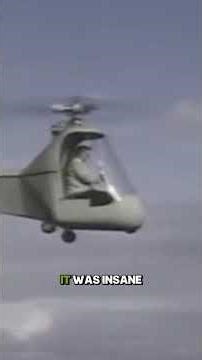 The Tiny Helicopter with a JET ENGINE on Each Blade!🐝🚁#HillerHornet #YH32 #RamjetHelicopter