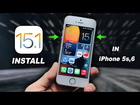 Install iOS 15.1 on iPhone 5s & 6 - How to Update iPhone 5s & 6 on iOS 15.1