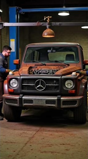 This G-Wagon Fell Into the Ocean.We Brought It Back to Life#carrestoration#automobile#barnfind