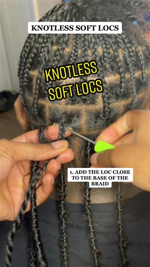Step-by-Step Knotless Soft Loc Tutorial by OderaAni
