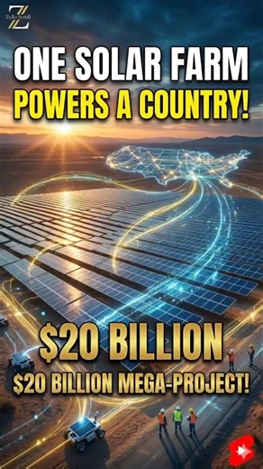 Inside Earth's Largest Solar Mega-Project #solar #megaprojects #electricity #viral