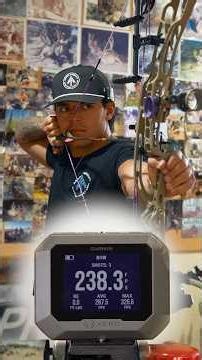 Hoyt Ax3 speed test #archery #bowhunting #3darchery