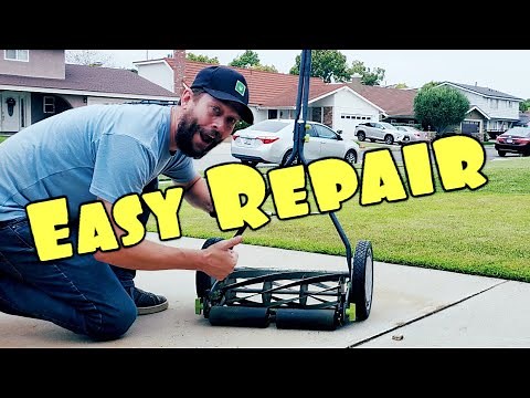 Reel Mower Won't Cut Anymore (Or Spin)