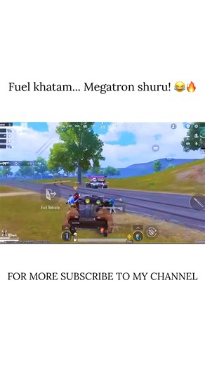 Fuel khatam... Megatron shuru! 😂🔥 @YVGAMINGlive-f6i #BGMIShorts