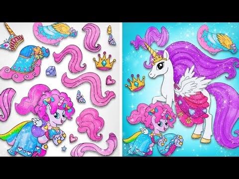 🦄👑 From Ponies to Fabulous Unicorn Princesses! 🌈✨
