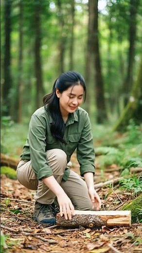 Firewood Hunt - Cozy Camping Night - HarinCamp