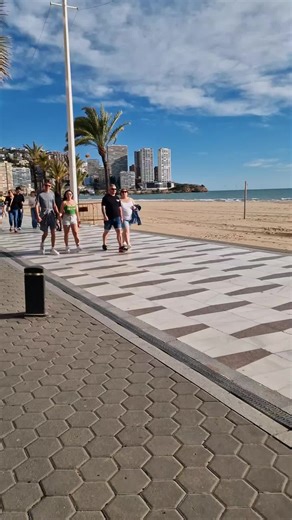 Benidorm Levante beach #walk #beach #holiday #travel #partytime