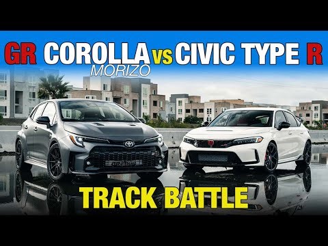 2023 Honda Civic Type R vs. 2023 Toyota GR Corolla | Which Hatch Is Hotter? | Track Tested!