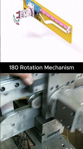 180 Rotation Mechanism #mechanical #engineer #mechanic #3ddesign #mechanism
