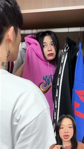 Why are you hiding in the closet?