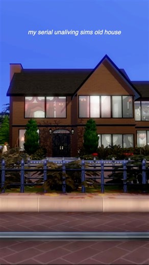 my Sims 4 serial killer family’s old Newcrest home 🏠❤️ youtube: solitasims #TheSims4 #Sims4 #solitasims | solitasims
