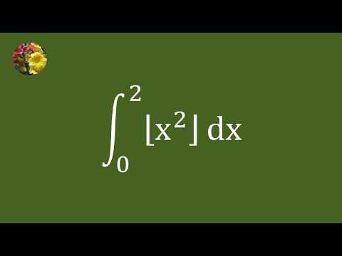 Understanding a Floor Function Integral One Step at a Time