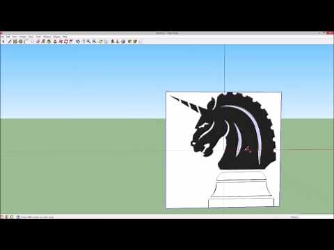How to make a 3D logo in Google Sketchup