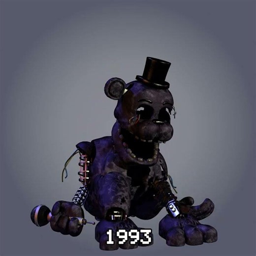 Shadow Freddy FNAF over the years