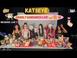✨(ALL SUB) KATSEYE WEVERSE LIVE 😻🎀🍔(05.28.25) Gnarly Sandwich Live 🥪 #weverselive #katseye #gnarly