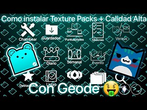 Como instalar Texture Packs con Geode + Alta Calidad | Geometry Dash