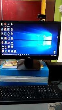 HP V194 Monitors Power Button