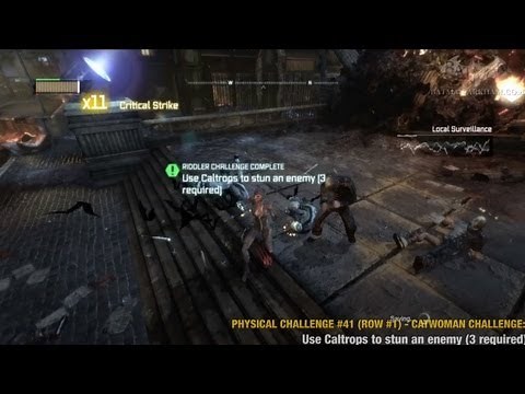 Batman: Arkham City - Catwoman Physical Challenges