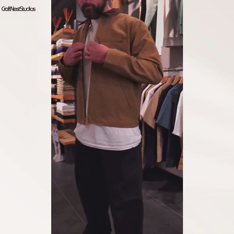 Carhartt Style Canvas Work Jacket, Unisex Utility Streetwear Coat - Etsy