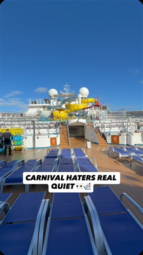 Adventures In Retirement on Instagram: "Carnival haters are real quiet when their narrative doesn’t fit 👀 This is the pool deck on Carnival Radiance at 3 in the afternoon on a sea day when EVERYONE is onboard. No chaos. No drama. No “Walmart of the Seas.” So where is it? If you hate Carnival, explain what I’m missing 🤔 If you love it, let us hear why? #cruiselife #carnivalcruise #carnivalcruiseline #carnivalradiance #cruise"