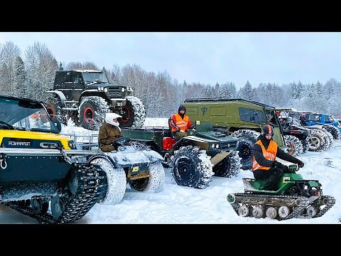 EPIC SHOW! 30 various ATVs in a great competition! Part 1