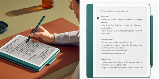 Kindle Scribe’s new Gen AI features make organizing and sharing your notes a snap