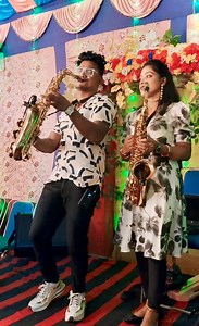Chumki Saxophonist & Tapas | Song- Chirodini Tumi Je Amar | Saxophone music | Chumki Saxophonist