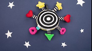 Manhattan Toy Baby Whoozit 6" Stroller and Travel Activity Toy