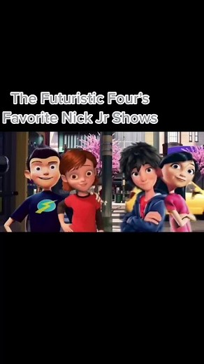 Los programas favoritos de Nick Jr. del Futuristic Four