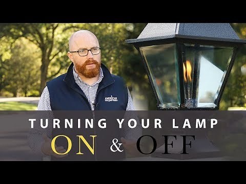 How to Turn On A Gas Lamp | America Gas Lamp Works