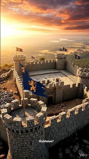 Epic Fort Construction Timelapse | From Stone Foundation to Massive Fortress 🏰
