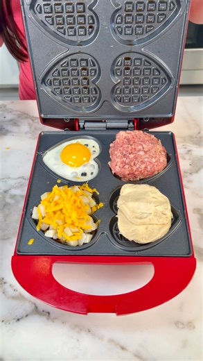 This is genius! 😲 4 genius waffle iron recipes! | Kyle & Mistie Knight