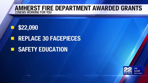 Amherst fire received funding for new gear and safety education