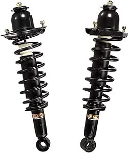 OREDY Rear Struts w/Coil Springs Compatible with Toyota Corolla 1.8L 2009 2010 2011 2012 2013 Left & Right Side Shock Absorbers Assembly - SR4205 (2pcs)