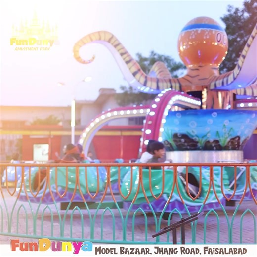 Fun Dunya Announces Special Eid Holiday Timings! 🎉 Get ready for a week of thrilling fun at Fun Dunya Amusement Park in Faisalabad! We're excited to announce our special extended timings for the Eid holidays and the week after. Bring your family and friends to celebrate with us! Saturday, 7th June: 2:00 PM - 2:00 AM Sunday, 8th June & Monday, 9th June: 1:00 PM - 2:00 AM Tuesday, 10th June to Sunday, 15th June: 4:00 PM - 1:00 AM 📍 Location: Fun Dunya, Model Bazaar, Jhang Road, Faisalabad Contac