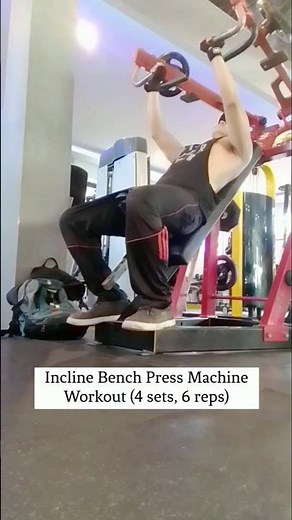 Incline Bench Press Machine | Build a Strong, Defined Upper Chest #gym #workout #fitness
