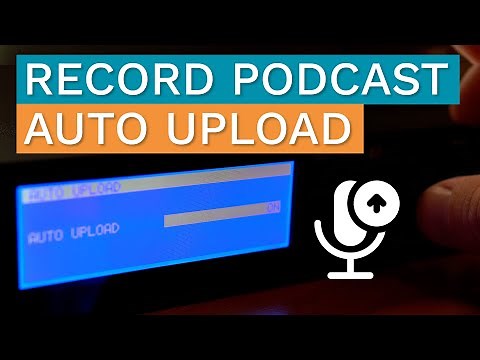 How to Record and Upload a Podcast on Automation - TASCAM SS R250N