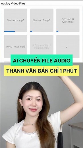 Chuyển file ghi âm thành văn bản chỉ một phút với AI #congcuai