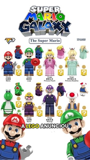 NOVAS MINIFIGS SUPER MARIO | Fake Lego | #lego #toyreview #minifigures #supermario #supermariogalaxy