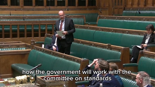In the wake of the Mandelson Affair, in a statement in the House on Standards in Public Life yesterday, I was able to ask Darren Jones MP, the Chief Sec to the Prime Minister, about following through on the Labour Government manifesto commitment to ban 2nd jobs for MPs. You’re either an MP or you’re not, as far as I’m concerned. The exception is to maintain a professional qualification. | Perran Moon for Camborne, Redruth and Hayle