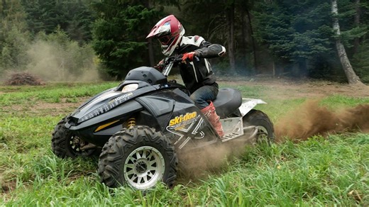 Guy Transforms Snowmobile Into An Off-Road Trike Beast