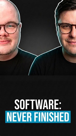 Why software is never actually "done"