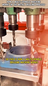 6.8K views · 12 reactions | How a multi-spindle machine works in the metal drilling proces #machine #multispindle #drilling #metal #trending | M-Tube TV | Facebook