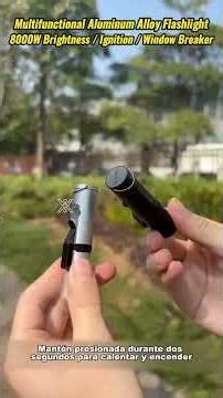 🔦Mini llavero linterna recargable y magnética