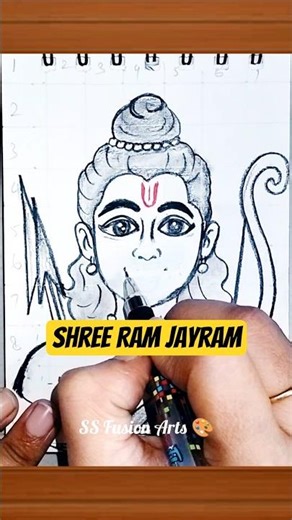 Shree Ram ji drawing, #trending #shorts #jaishreeram