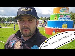 Alton Tower Cbeebies land 10th birthday celebration